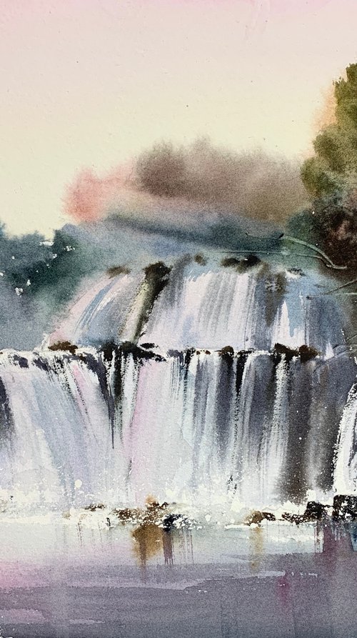 Waterfall #7 by Eugenia Gorbacheva