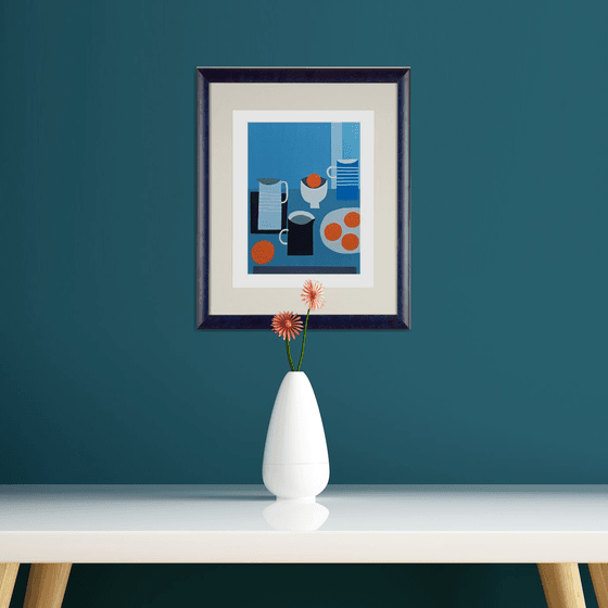 Still Life and 5 Oranges