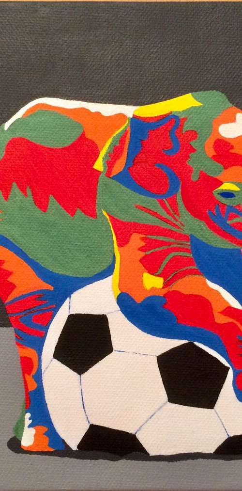 Majestic Elephant #2 - World Cup 2018 by Lucyanne Terni