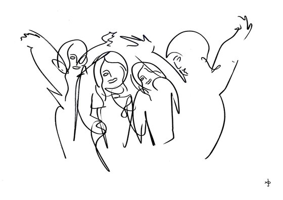 Abstract Family Portrait - Commission