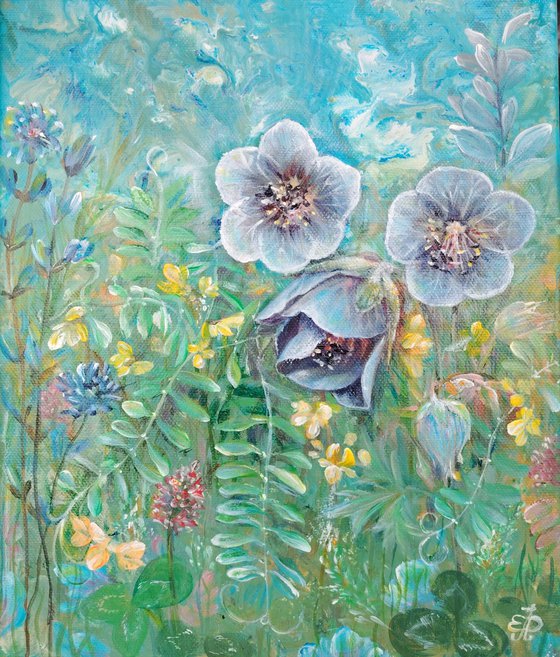 Author's artwork "Where Flowers Whisper"
