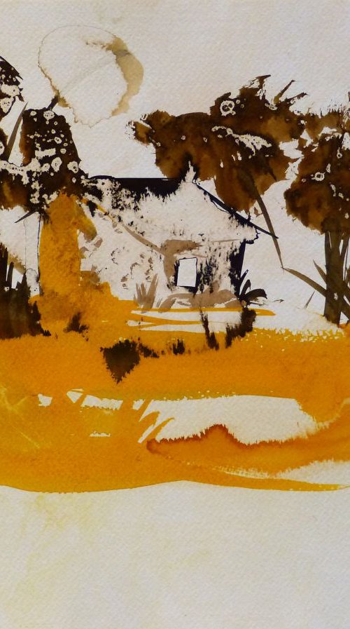 Country Cottage #8, 40x30 cm by Frederic Belaubre