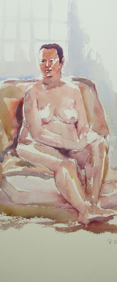 seated female nude by Rory O’Neill