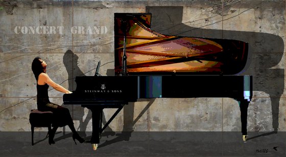 CONCERT GRAND III    60"X33"