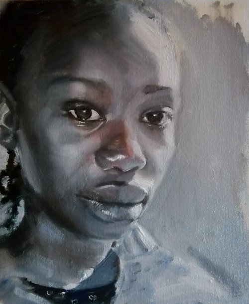 Portrait of Christine by Rosemary Burn