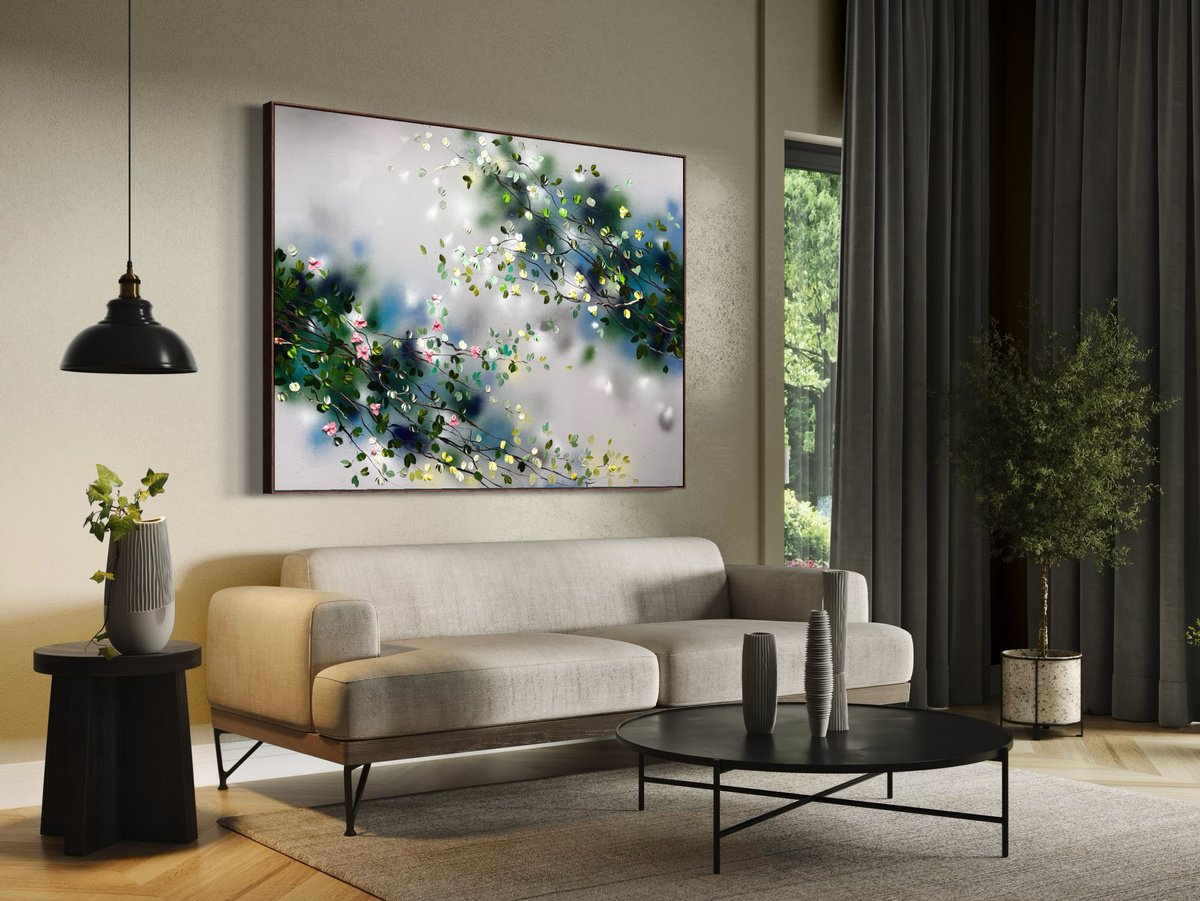 Between Rain Air And Branches By Anastassia Skopp, 63 X 47, Artwork For Sale On Artfinder