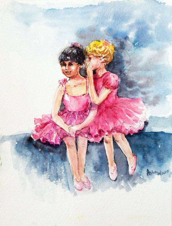 Joys of childhood 4 - Little ballerinas and their secret.
