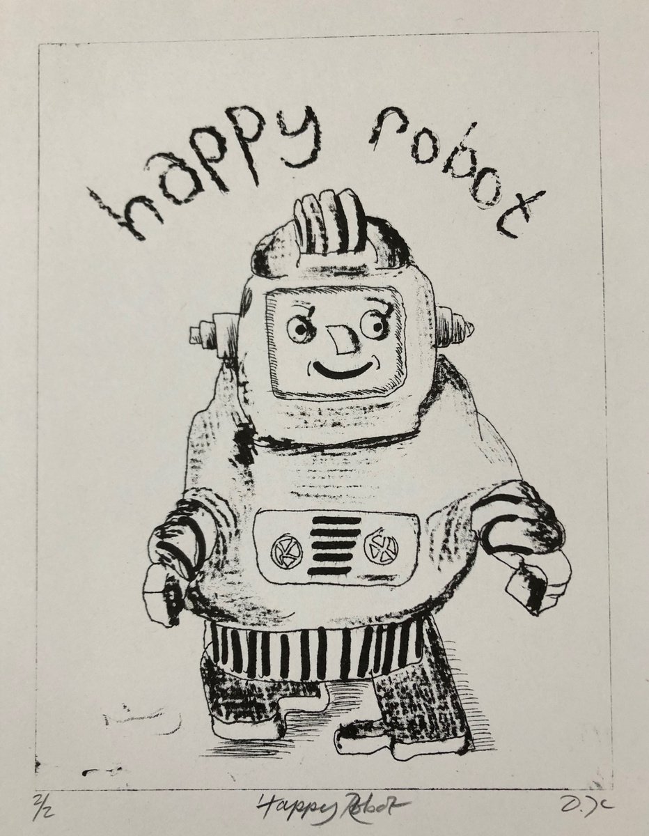 Happy Robot by Diane McLellan