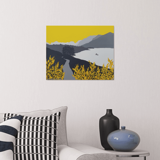 Gorse above Crummock Water, The Lake District