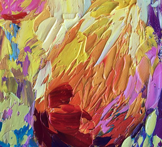 "Tulips" flowers art