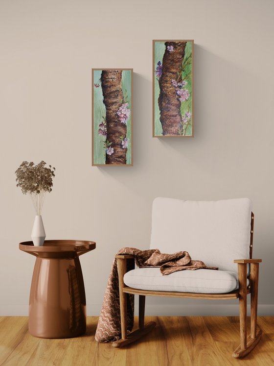 Green Renaissance I & II (Diptych)