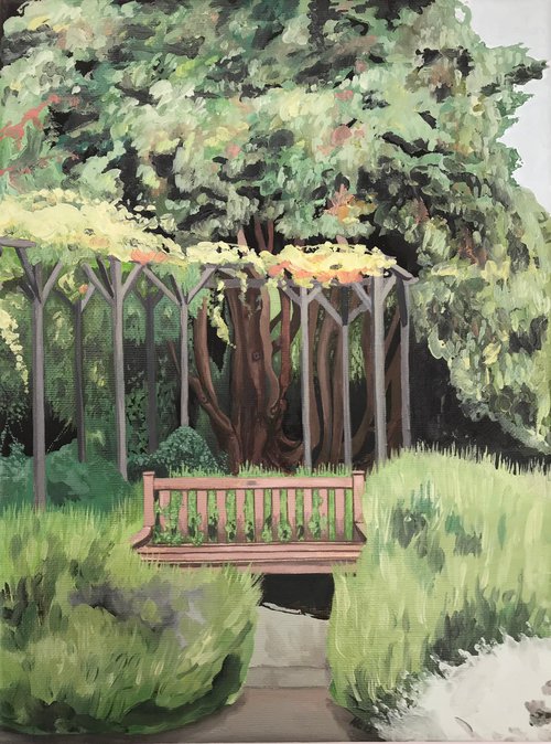 Garden Bench by Kitty  Cooper