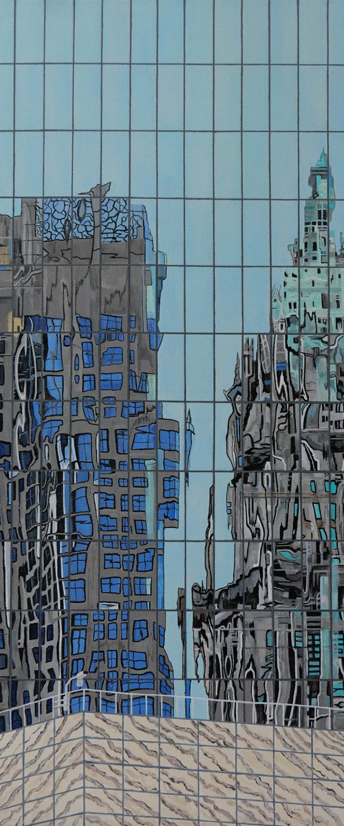 New York Reflection 10 by Steven Fleit