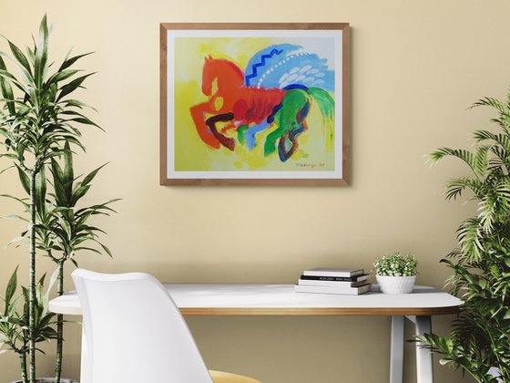 Pegasus for Vincent (van Gogh)