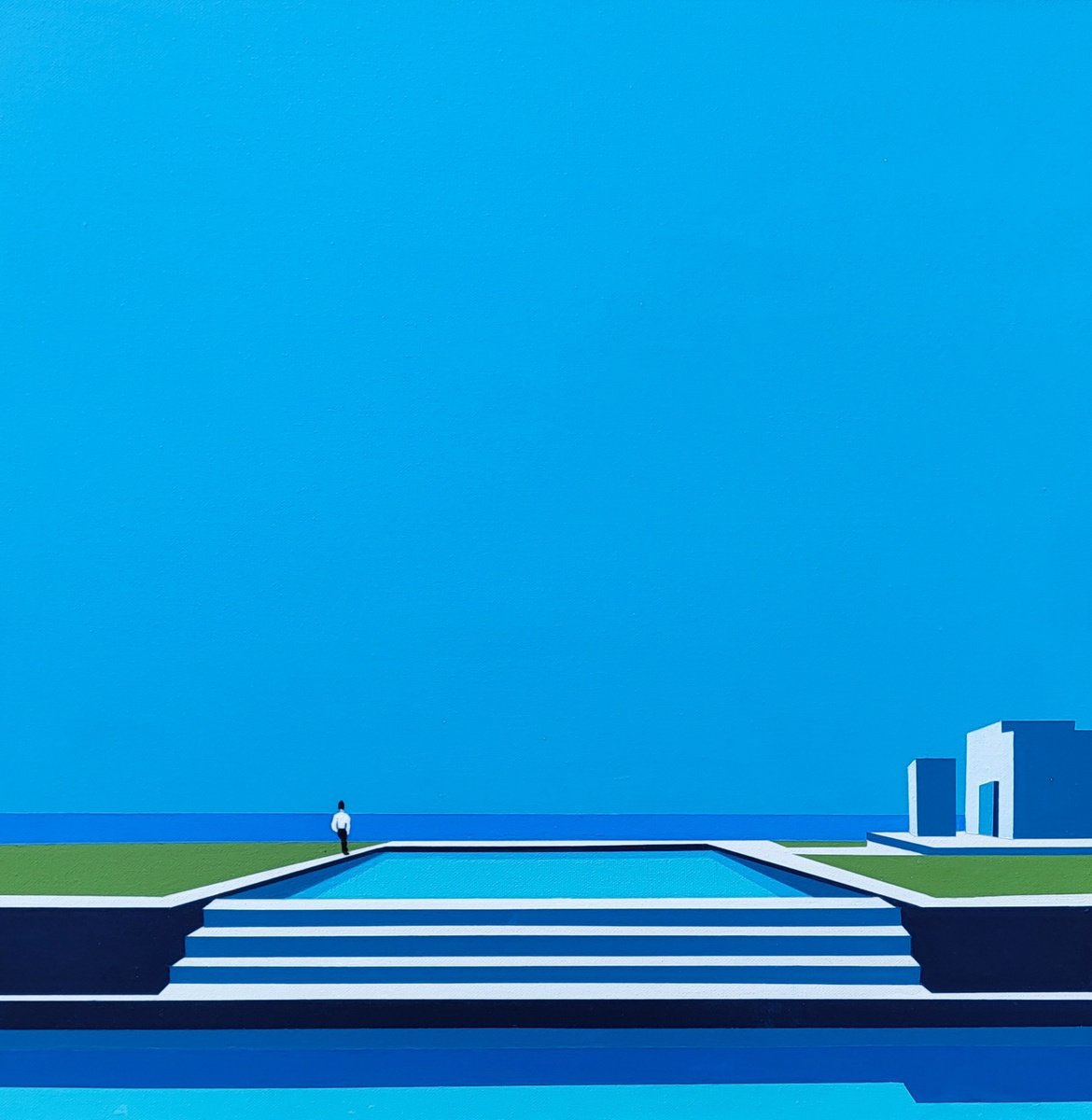Plane 6 By Veronika Obushikhina, 24 X 24, Artwork For Sale On Artfinder
