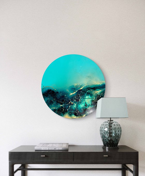Golden Halo, Blue Depth #3