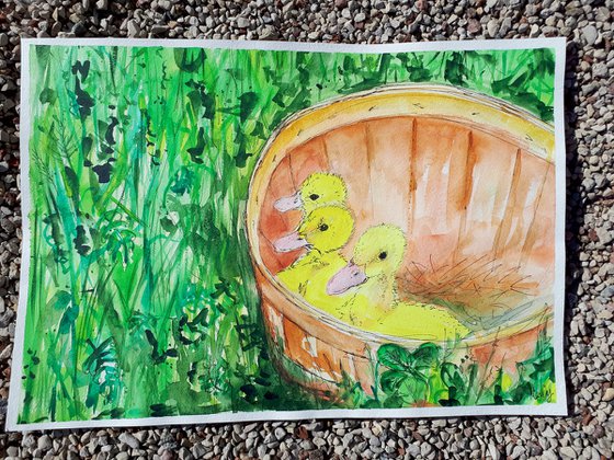 "3 little ducklings"