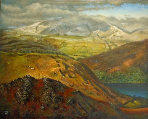 'Winter Crag, Sleet Fell' by Michael Mullen