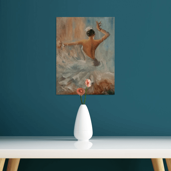 Flamenco in white