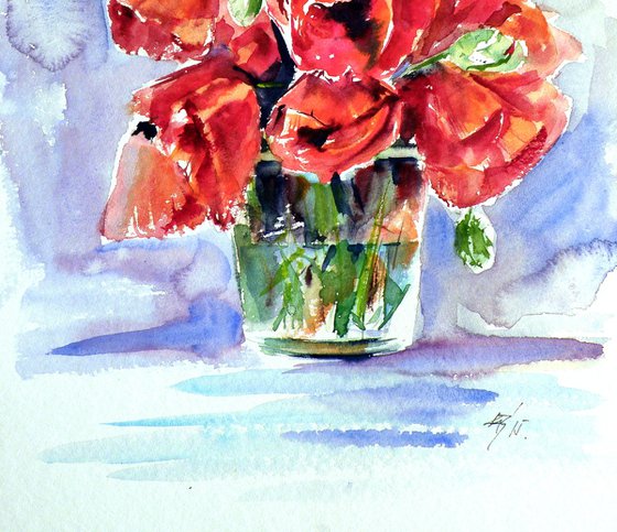 Bouquet of poppies
