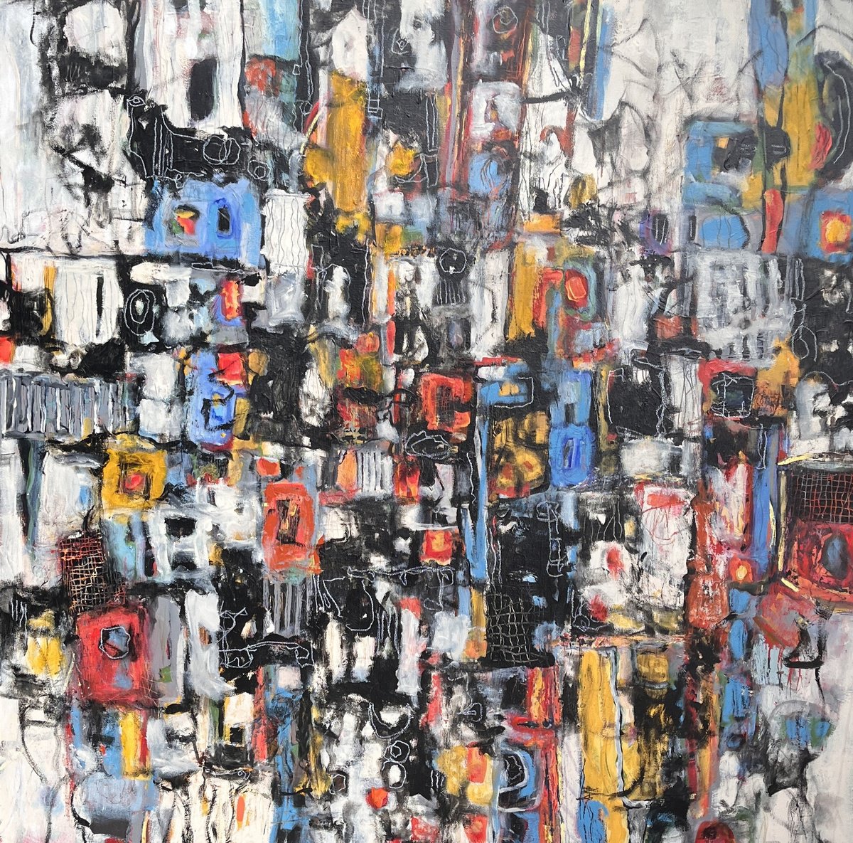 Libre 4 By Jeffrey Davies, 48 X 48, Artwork For Sale On Artfinder