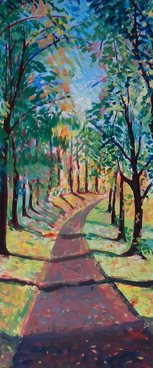 Pathway in Autumn by Stephen Howard Harrison