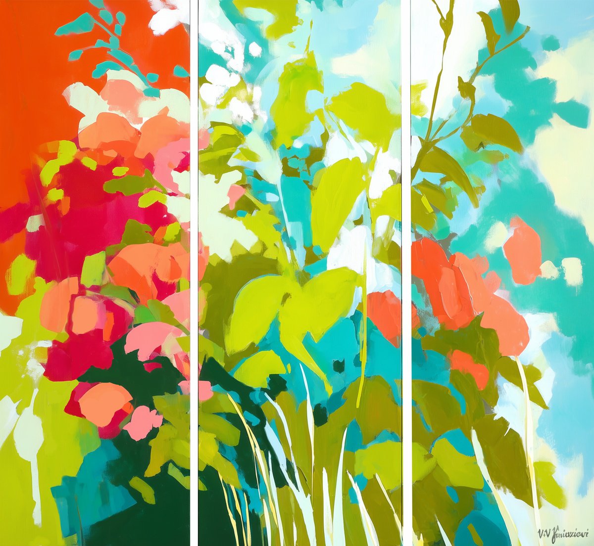  The Rays Touch The Leaves #4 By V+V Kniazievi, 59 X 59, Artwork For Sale On Artfinder