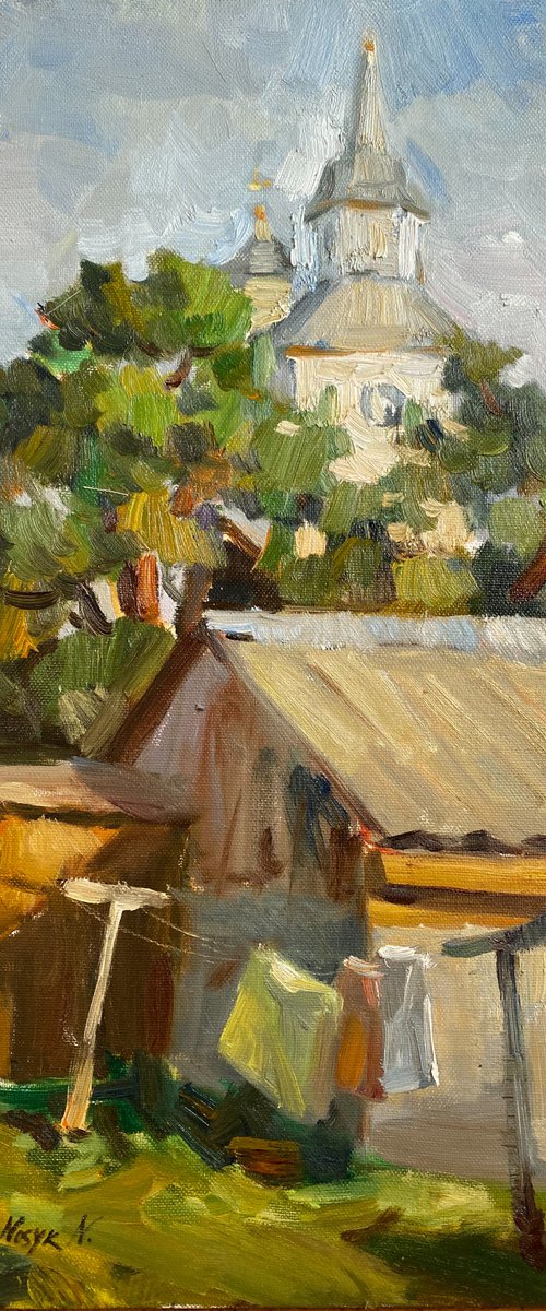 Evening on back yard by Nataliia Nosyk