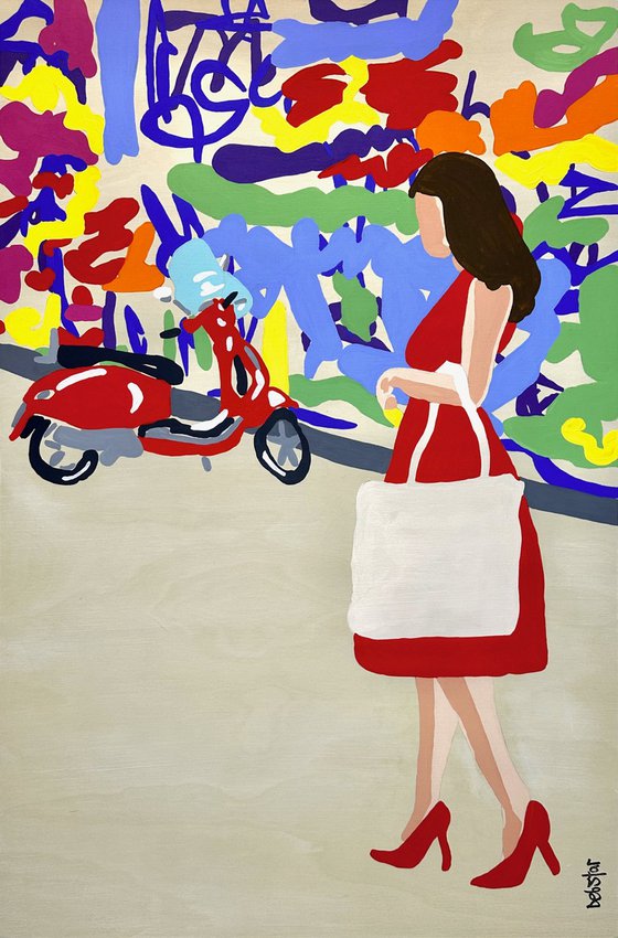 Snapshots of Summer Graffiti 64cm x 94.5cm