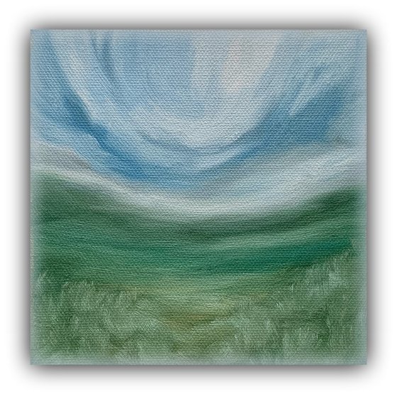 Landscape Painting - Field and Sky