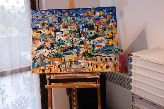 MODICA AL CREPUSCOLO 60x80cm