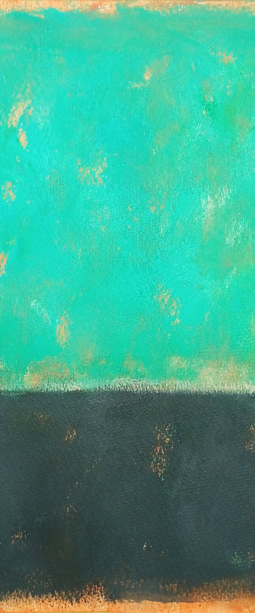 Emerald green and black by Luis  Medina