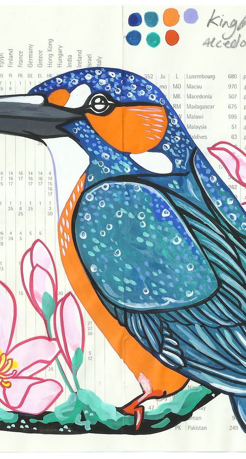 Birds of Europe: Kingfisher by Fran Giffard