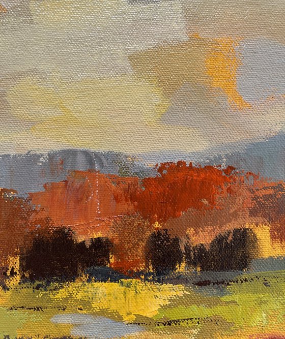 Marigold Landscape I