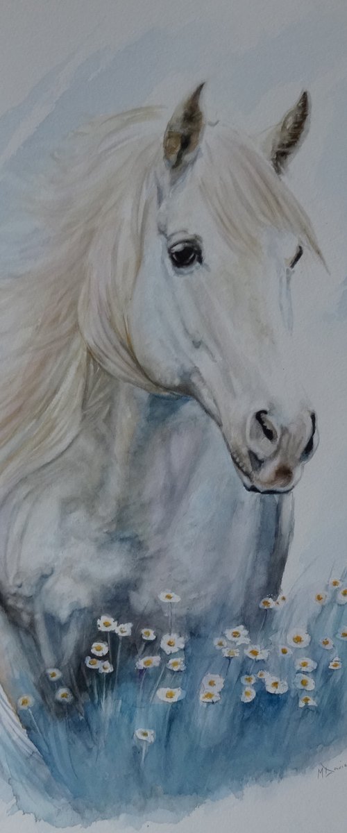 Horse, Happy Days by Mel Davies Original Art