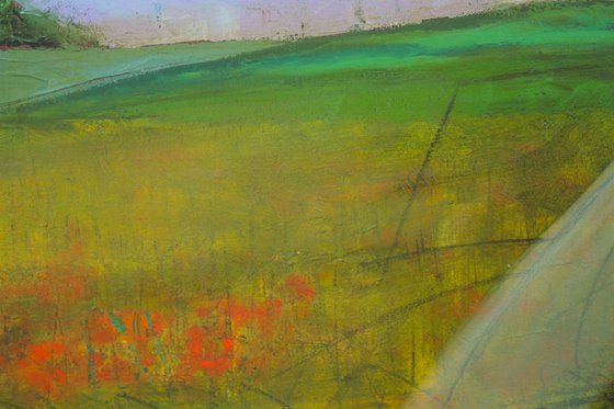 Up the hill