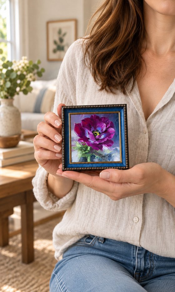 Purple anemone