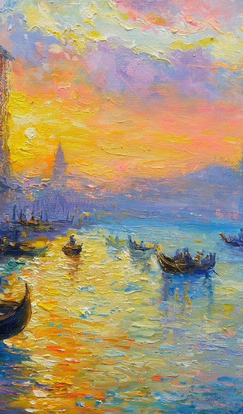 Venice Sunset II by Behshad Arjomandi