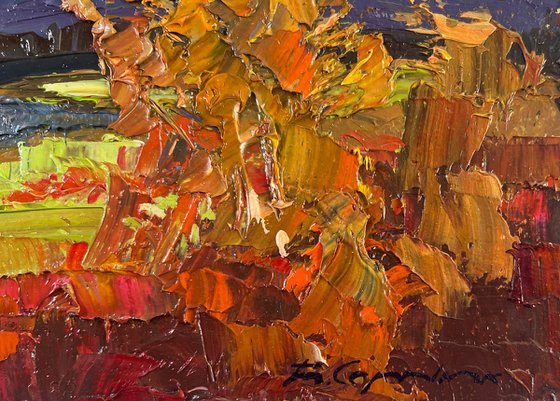 Autumn Landscape with a View of the River