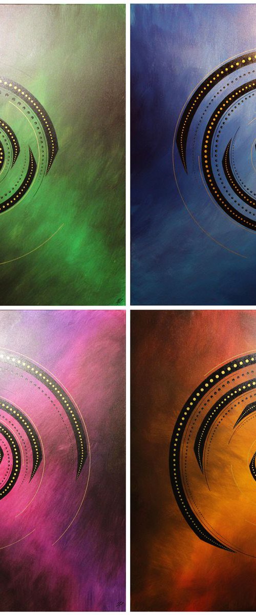 Rotations of colors by Jonathan Pradillon
