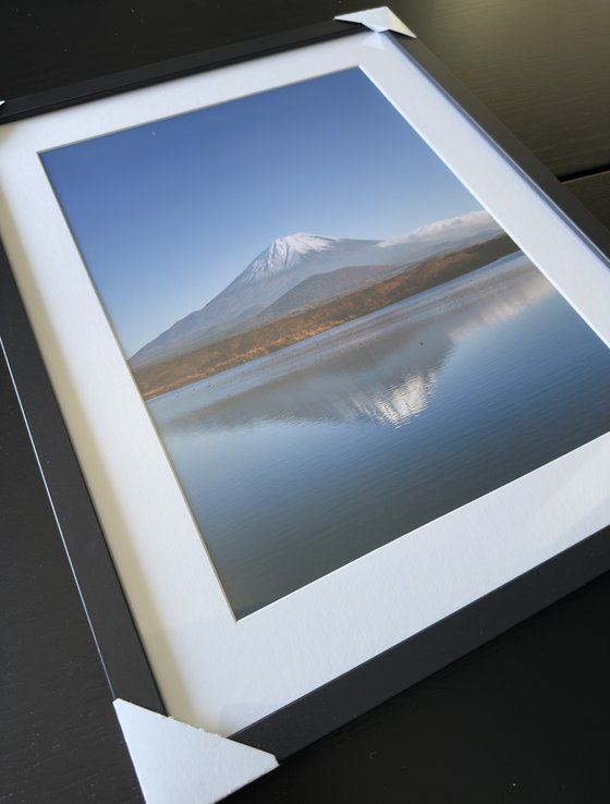 FUJI UNDER THE MOON