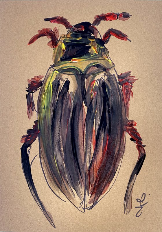 Colorful Scarab