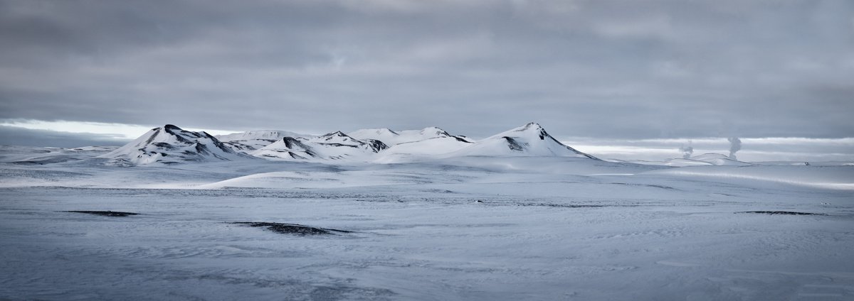 Photorealistic Photograph , Icelandic Mountains Panorama By Paul Nash, 34 X 12, Artwork For Sale On Artfinder