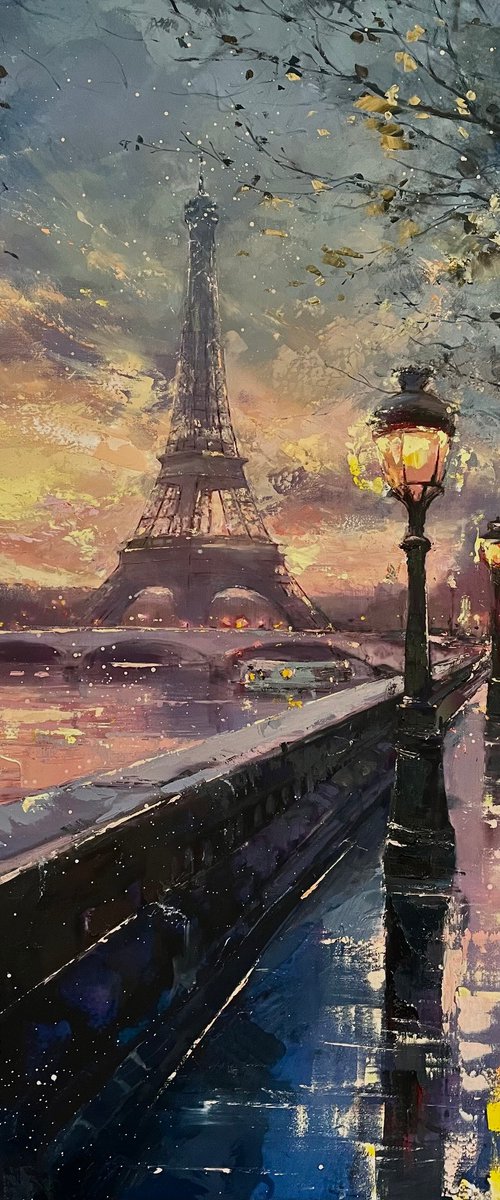 Paris Rainlight by Ewa Czarniecka