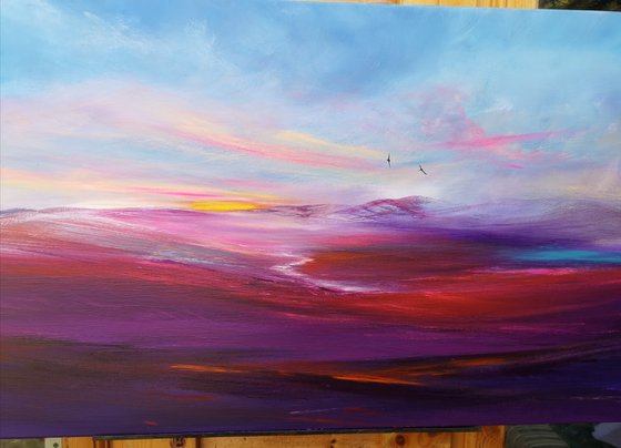 Dawn Rising - landscape, emotional, panoramic