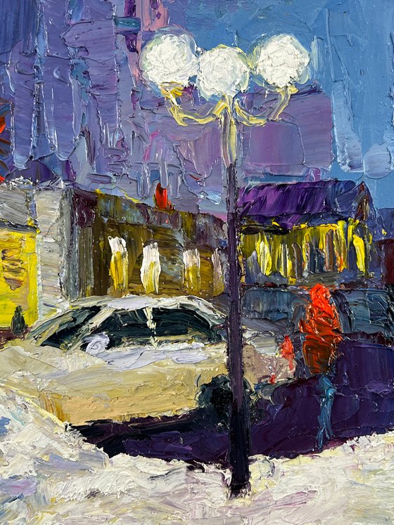 Winter Evening in the City