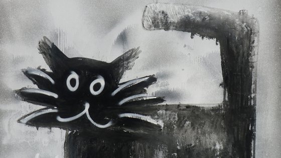 BLACK CAT 130x210cm