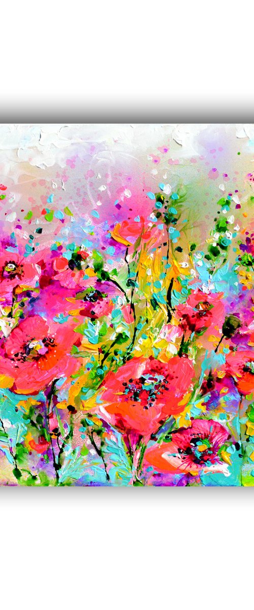 I've Dreamed 53 - Poppy Field - Red Poppies by Soos Roxana Gabriela