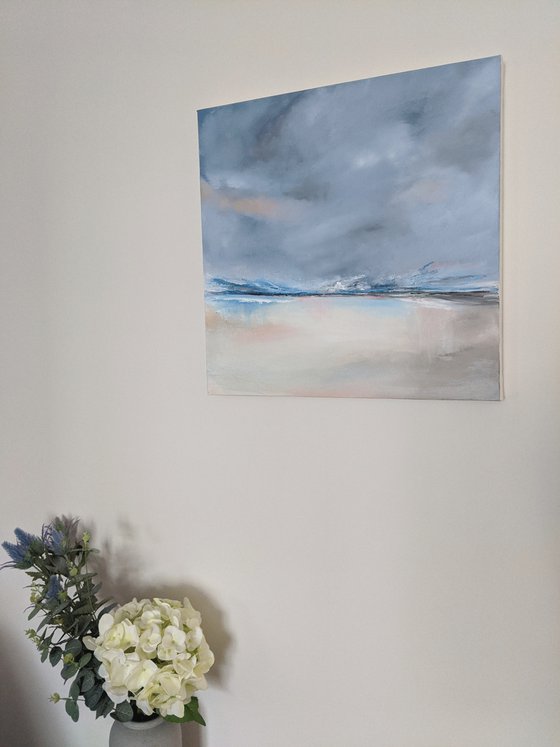 Disturbed abstract seascape