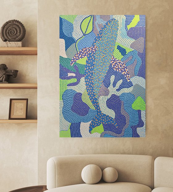 Whale in Mosaic Sea 2